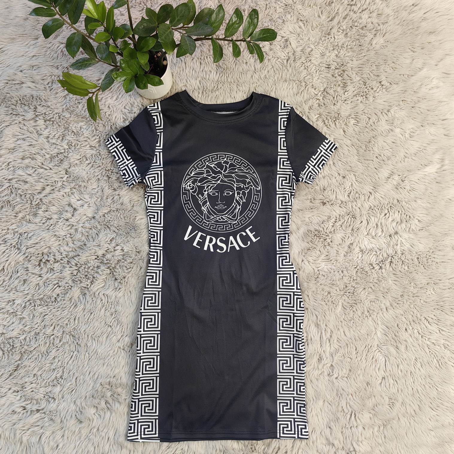 versace mini dress – Style Spectrum Color:Herritage Plaid Topstitched hem/edge spring trend Ralph Lauren Collection, Eldred