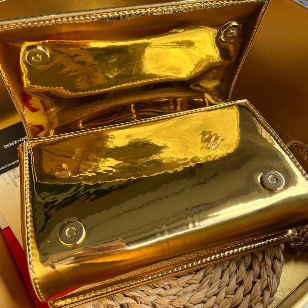 Dolce & Gabbana DG Girls Gold Bag