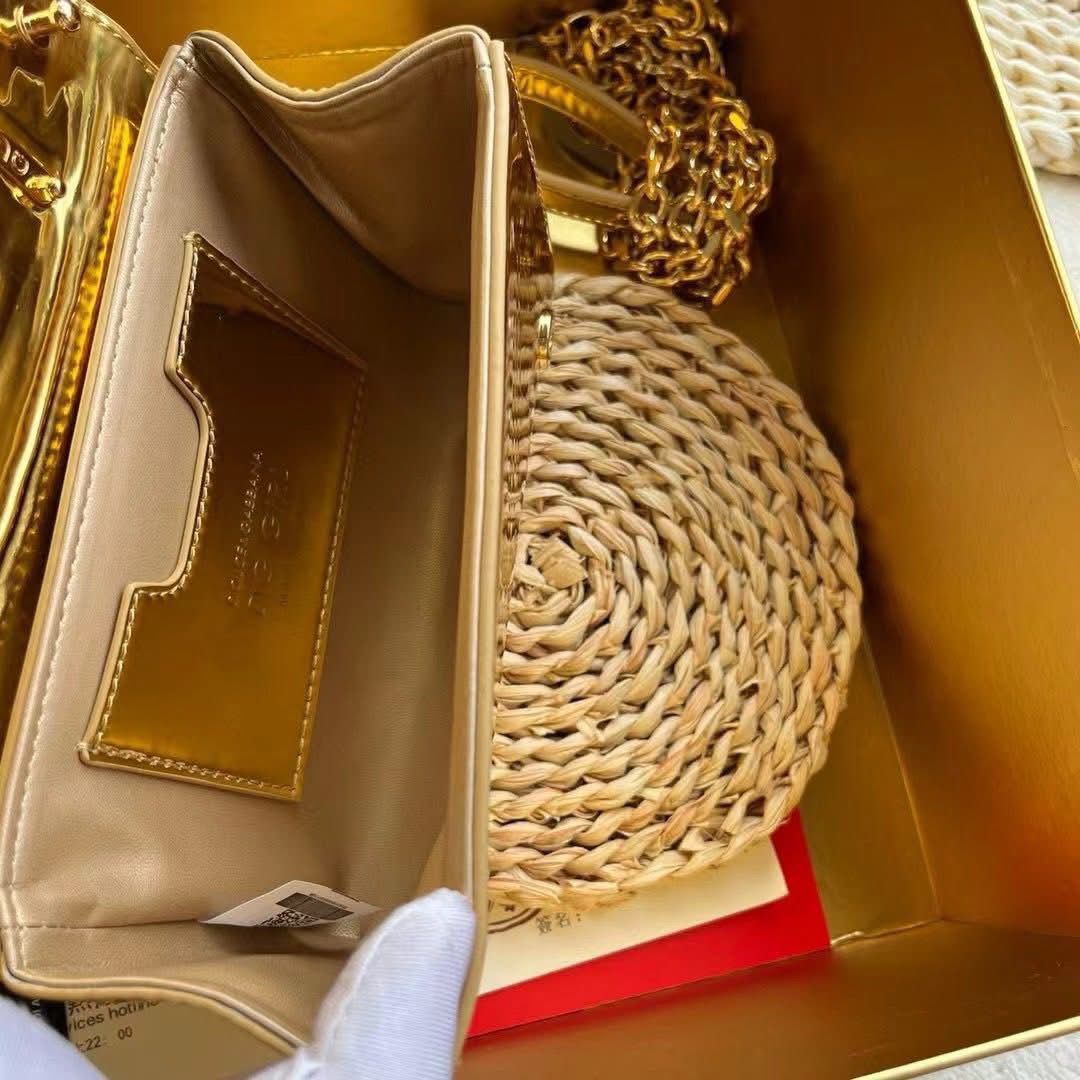 Dolce & Gabbana DG Girls Gold Bag