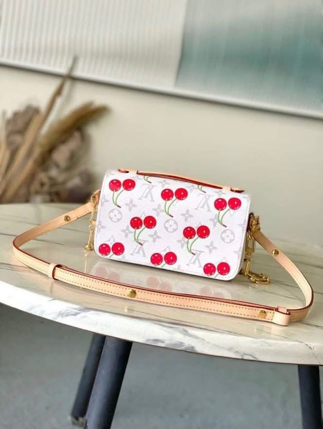 Louis Vuitton x Takashi Murakami Cherry Pochette Metis East West