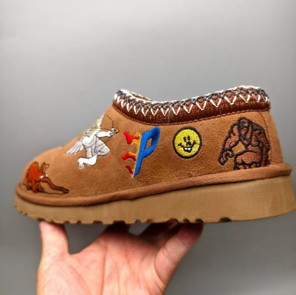 Palace X UGG Tasman Slipper Chestnut