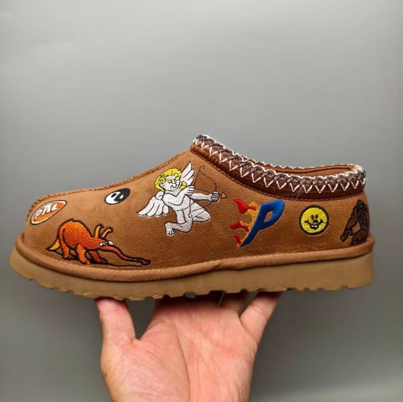 Palace X UGG Tasman Slipper Chestnut