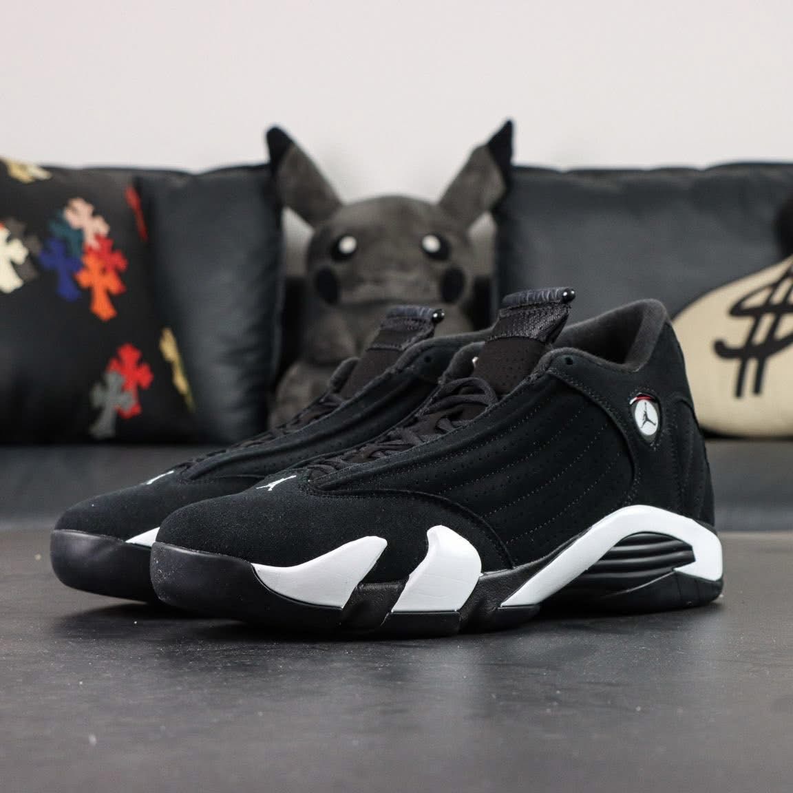 Jordan 14 Retro Black White