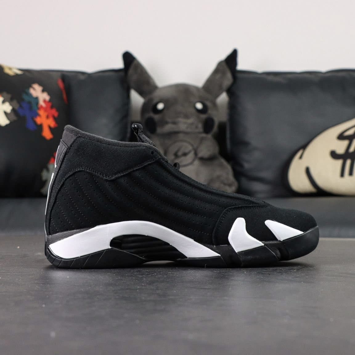 Jordan 14 Retro Black White