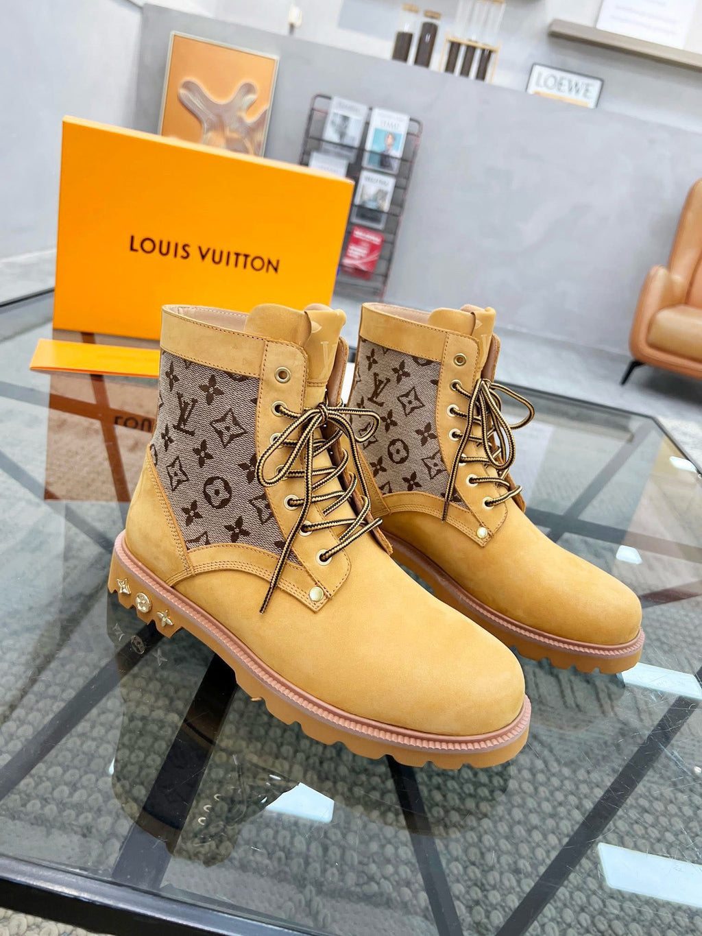 Louis Vuitton Construction Boot