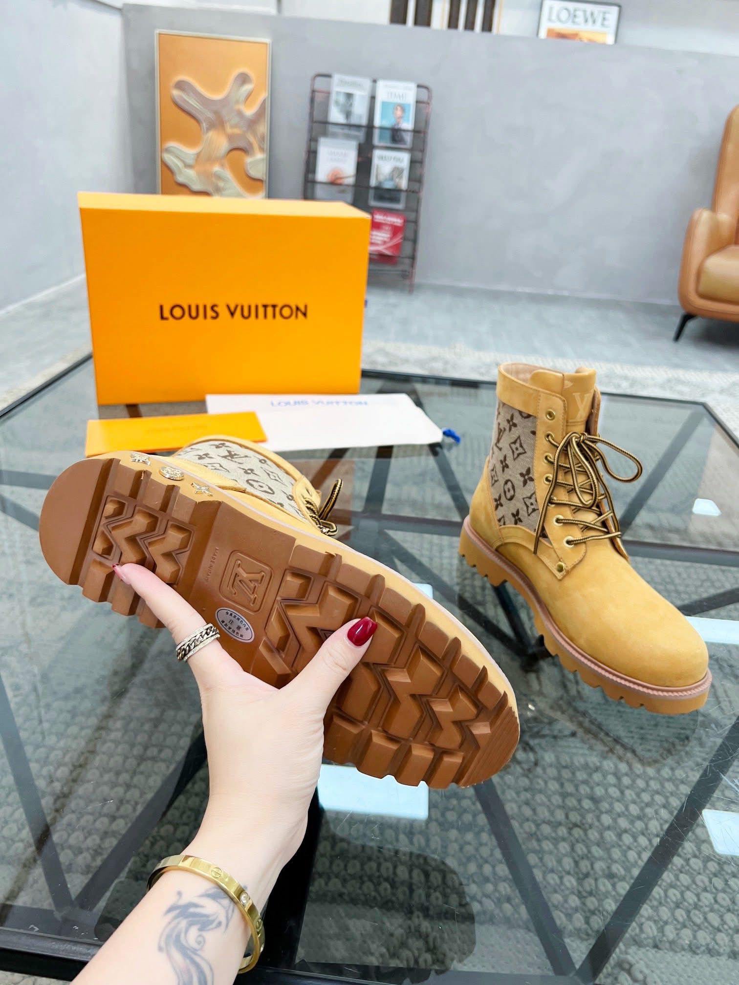 Louis Vuitton Construction Boot