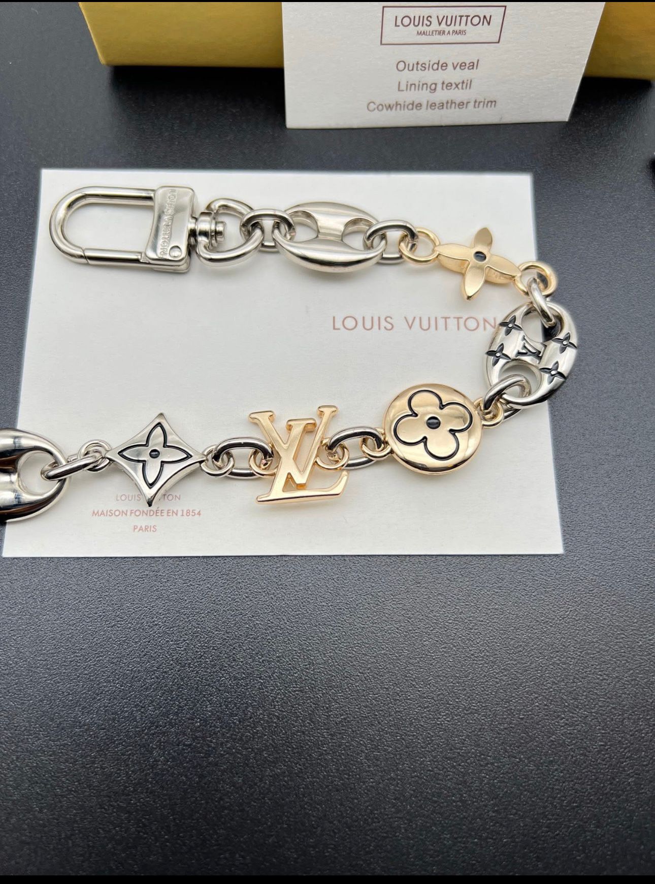Louis Vuitton by Tyler, the Creator Monogram Craggy Bracelet in silver-color brass