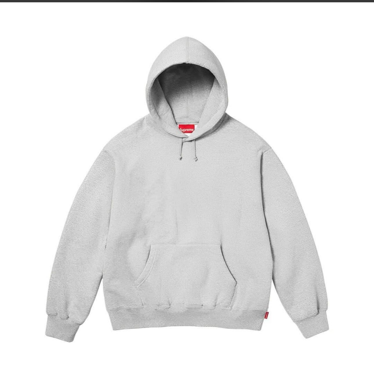Supreme Satin Appliqué Hooded Sweatshirt