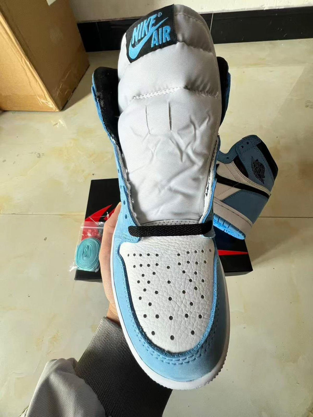 Air Jordan 1 Unc Blue for women