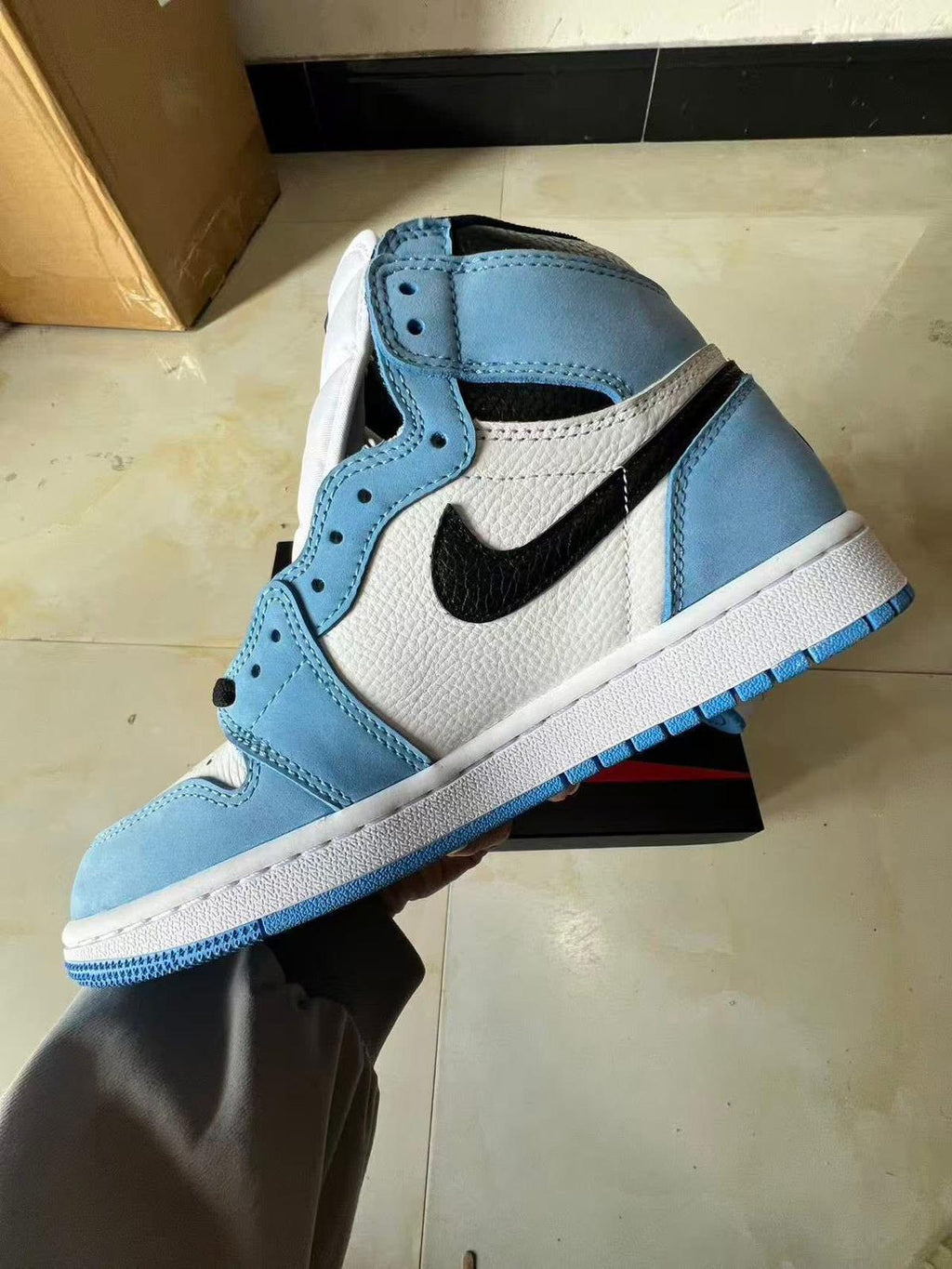 Air Jordan 1 Unc Blue for women