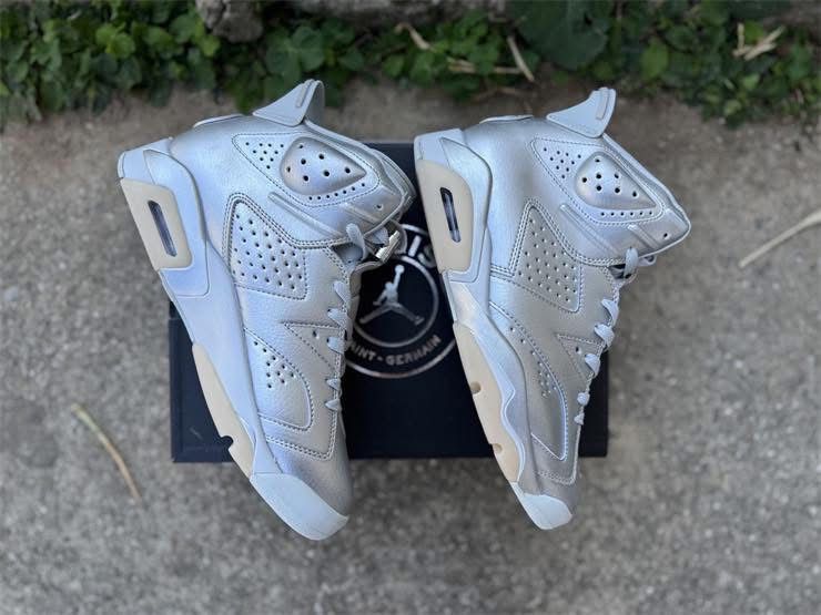 Jordan 6 PSG Paris saint germain silver